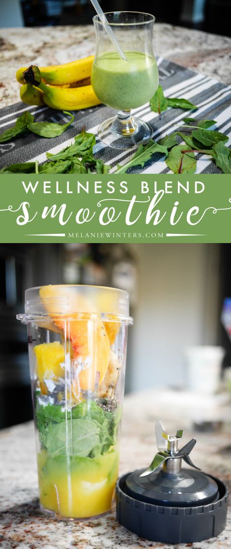 Rich in antioxidants, Omega-3 fatty acids, fiber, protein, calcium and a wide variety of other vitamins, this wellness blend smoothie is  the perfect way to start your day. Omega 3 Smoothie, Vegan Calcium, High Calcium, Omega 3 Fatty Acids, Trending Recipes, Daily Vitamins, Smoothie Shakes, Green Smoothie, Food Bloggers