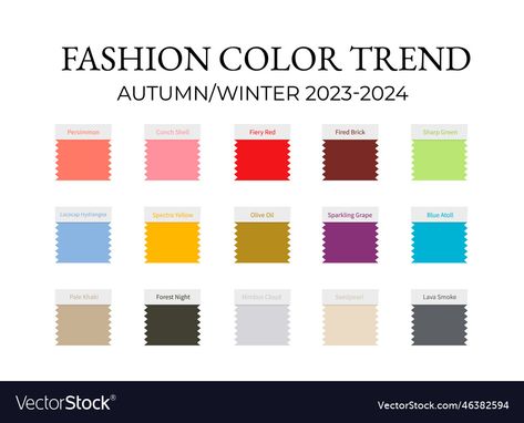 Color Palette Autumn Winter 2023/2024, Fall Winter Colors 2023-2024 Trends, Color Palette 2024 Fashion, Trendy Colors 2024 Fashion, Trendy Color Palette 2024, Pantone Fall Winter Colors 2024 Trends, Fall Winter Color Palette 23/24, Trend Color Palette Autumn-winter 2023/24, Fall Outfits Nyc