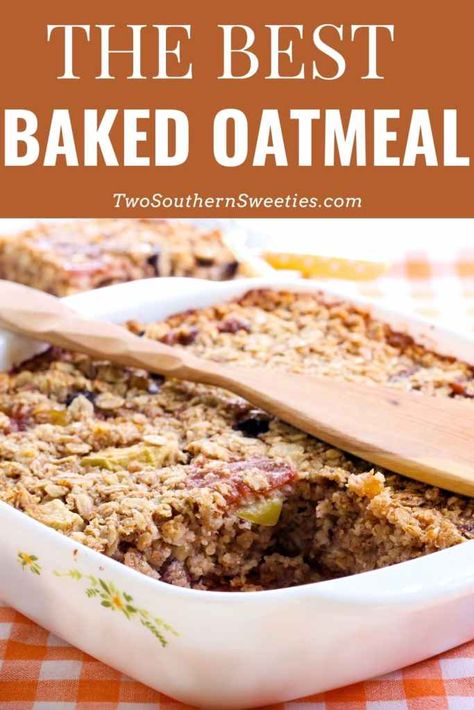 Best Baked Oatmeal, Oatmeal Casserole, What Not To Wear, Baked Oatmeal Recipes, Balanced Breakfast, Egg Dishes, Christmas Breakfast, Age 50, Baked Oatmeal