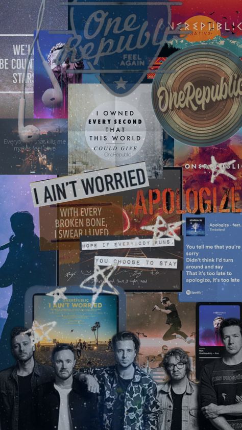 #onerepublic #artist #music #band #theme #wallpaper #aesthetic #songs #iaintworried #countingstars #apologize #Ilived Onerepublic Wallpapers, Theme Wallpaper Aesthetic, Theme Wallpaper, Ryan Tedder, Eddie Fisher, Artist Music, Counting Stars, One Republic, Me Too Lyrics