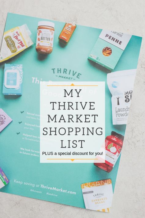 Thrive Market Shopping List + Coupon Code - a Thrive Market shopping list just for you! With a special discount for EXTRA savings! #thrivemarket #shoppinglist #healthyliving #grocerydelivery #lifehacks #couponcode Thrive Market Recipes, Whole30 Shopping List, What Is Thrive, Younique Marketing, Wooden Skillet, Massage Marketing, Nontoxic Beauty, Mary Kay Marketing, Gmo Foods