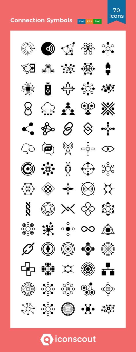 Connection Symbols  Icon Pack - 70 Glyph Icons Logos, Symbols For Clothing Brand, Symbols Of Connection, Connection Symbol Tattoo, Symbol For Connection, Connection Logo Design Ideas, Connection Tattoo Symbols, Logo Symbol Design, Connectivity Logo