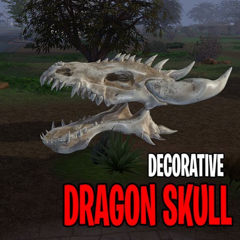 Dragon Cc Sims 4, Sims 4 Star Cc, Sims 4 Dragon, Dragon Sims 4 Cc, Sims 4 Dragon Cc, Dragon Poses, Los Sims 4 Mods, Fantasy Furniture, Skeleton Decorations