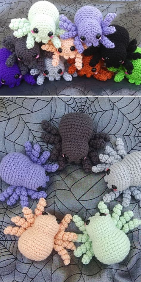 Halloween Plush Crochet Patterns, Goth Crochet Stuffed Animals, Crochet Crystal Ball, Crochet Chuthulu, One Ball Crochet Projects, Things To Crochet And Sell Craft Fairs, 1 Hour Amigurumi Free Pattern, Cute Halloween Crochet Patterns, Crochet Popular Ideas