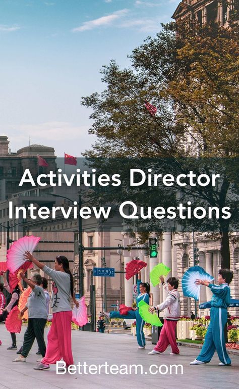 Top 5 Activities Director interview questions with detailed tips for both hiring managers and candidates. Activity Director Office Ideas, Activities Director Ideas, Activity Director Office, Program Director Tips, Director Interview Questions, Activity Director Ideas, Senior Assisted Living, Calendar Planning, Assisted Living Activities