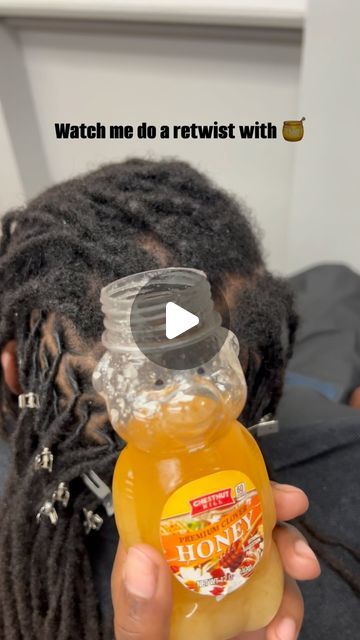 🌱LOC REPAIR| BEST LOCS ATL|DIGITALMARKETING🌱 on Instagram: "Have you heard of this before?😱  Per my clients request, he gets a retwist with honey 🍯     The benefits are… 〽️frizzy control 〽️adds moisture and shine 〽️promotes hair growth 〽️and can assist dry scalp and dandruff   Follow for more loc care☀️ @craemadellc  @craemadellc  @craemadellc   Teaching stylist how to grow their social media and reach target audiences 💕  Check the link in my bio to learn about DFY ebooks📲  #locs #loccare #locretwist #digitalproducts #dfy #marketing #digitalinfluencer #honey #honeyhair #locinspo #locporn #locsmithing #atl #atlsalon" Loc Maintenance Products, Loc Care Tips, Loc Maintenance Tips, Retwisting Locs, Loc Repair, Loc Growth, Control Frizzy Hair, Loc Care, Dreads Care