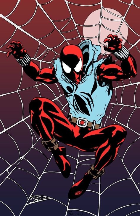 Scarlet Spider Ben Reilly, Ben Reilly, Scarlet Spider, Spiderman Artwork, Comic Book Artwork, Marvel Spiderman Art, Marvel Comic Universe, Spiderman Comic, The Spider