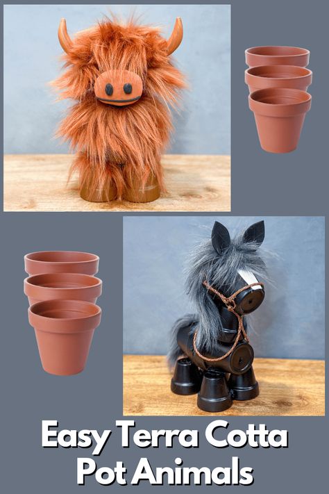 Pot Animals, Cow Stuff, Cow Craft, Terra Cotta Pot Crafts Diy, Clay Pot Projects, Flower Pot People, Flower Pot Art, Terra Cotta Pot, Terra Cotta Pot Crafts