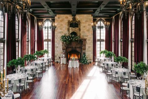 Dover Hall, Equestrian Barns, Sandstone Fireplace, Opulent Wedding, Ballroom Reception, Gorgeous Fireplaces, Revival Architecture, Tiered Garden, Bistro Lights