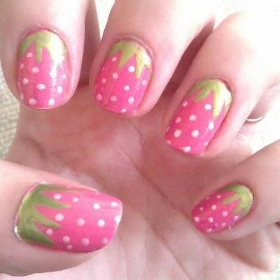 Cutecore Nails, Strawberry Nails, Art Designs Ideas, Cute Nail, Really Cute Nails, Mia 3, Kawaii Nails, Cute Nail Art, Taffy