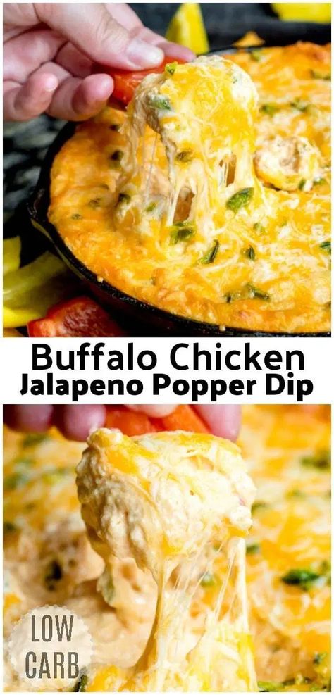 Hot Dip Recipe, Chicken Jalapeno Popper, Recipes Jalapeno, Dip Crockpot, Chicken Jalapeno, Dip Recipes Hot, Teriyaki Chicken Wings, Appetizers Easy Dips, Party Crowd