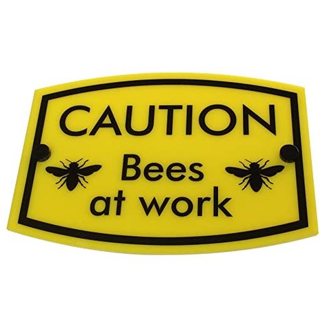 Bee Sign, Bee Hives, Decorative Garden Stakes, Warning Sign, House Number Sign, Gifts Fo, Flower Lights, Bee Theme, Warning Signs