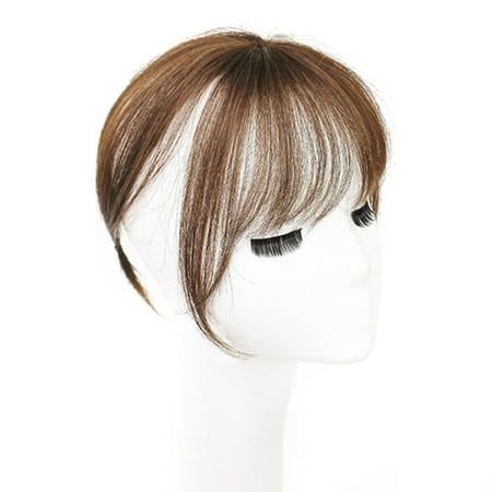 High temperature wire The Clips Have a Strong Strip and Seam is Hidden, Barely Invisible, so Anyone Cannot Tell it is on Top of Your Own Hair. Also Enough Thickness to Cover The Forehead Without Worrying it is Wispy. Suitable for almost all kinds of face shape like oval,heart,square,round or long face. Also you can cut the bangs to any length as you like to fit your face and your hairstyle. Each Sewn in one Comb Clips Of High Quality, The Simple Clips That Snap Down After You Properly Position it. No Tugging or Pulling on Your Hair, Pain And Hassle Free. And They Will Stay in Thought The Day Without Slipping. Can be dyed into other color and styled as you will just like your own hair. But remember frequent styling may cause dry end or split. Use mild hair conditioner can prolong the usage Jaclyn Smith Wigs, Flat Bangs, Clip In Hair Pieces, Human Hair Pieces, Air Bangs, Hair Extensions For Short Hair, Heart Square, Natural Hair Extensions, Human Hair Clip Ins