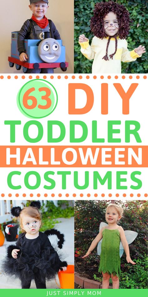 63 DIY Toddler Halloween Costumes - Just Simply Mom Diy Toddler Halloween Costumes, Halloween Costumes For Toddlers, Costumes For Toddlers, Old Halloween Costumes, Quick Halloween Costumes, Diy Kostüm, Diy Toddler, Boy Halloween Costumes, Toddler Halloween Costumes