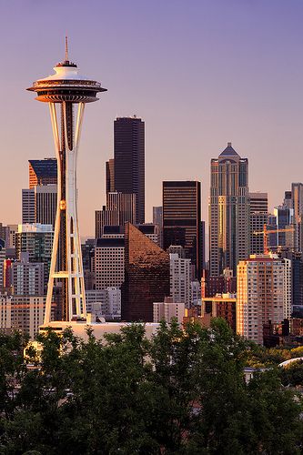 Soft Morning Light - Seattle, WA Seattle Street, Seattle Photos, Seattle Photography, Space Needle Seattle, Usa Cities, Evergreen State, Downtown Seattle, Washington Usa, American Cities