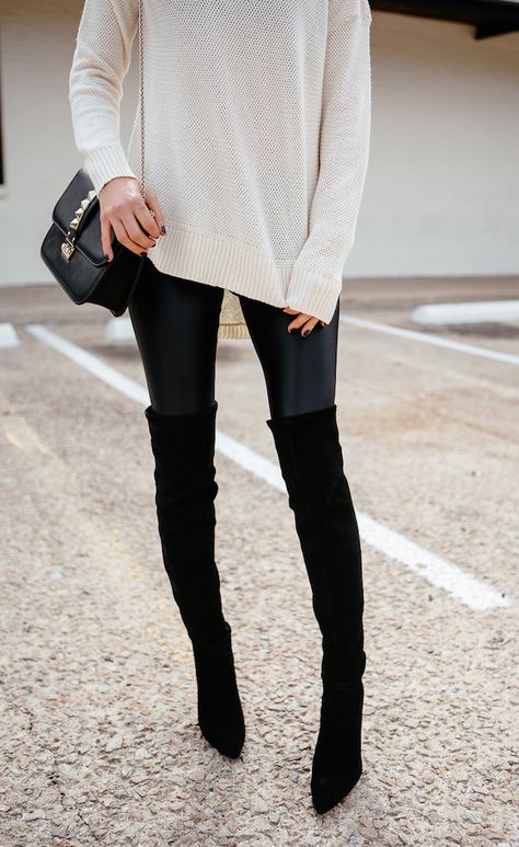 Under the knee boots