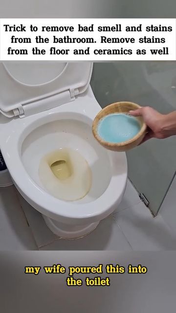 How To Remove Toilet Bowl Ring, Clean Toilet With Coke, Toilet Stain Remover, Diy Bathroom Cleaner, Toilet Stains, Smell Remover, Remove Water Stains, Easy Diy Hacks, Hard Water Stain Remover