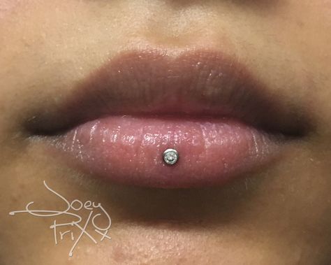 Bottom Lip Pericing, Middle Lip Pericing, Ashley Lip Pericing, Womens Lip Piercings, Lip Peircings Ashley, Piercing Ideas Face Lip, Ashley Piercing On Small Lips, Lip Peircings Middle, Lip Piercings Chart