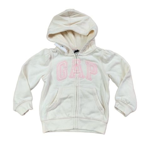 G9 9oz New With Tags. Beautiful Ivory Zip Hoodie With Light Pink/Ivory Gap Logo On Chest. Zip Closure. Fleece Inner Lining. Checked For Stains/Rips. Has Been In Storage, Wash Before Use. Bundle & Save! 2000s Fashion Outfits, Toddler Hoodie, Mein Style, Cute Everyday Outfits, Cute Simple Outfits, Really Cute Outfits, Girly Outfits, Dream Clothes, Style Outfits