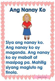 Teacher Fun Files: Tagalog Reading Passages 14 Reading Materials For Grade 1, Tagalog Reading Comprehension For Grade 3, Filipino Story, Tagalog Story, Tagalog Reading, Maikling Kwento, Reading For Kindergarten, Preschool Classroom Rules, Reading Practice Worksheets