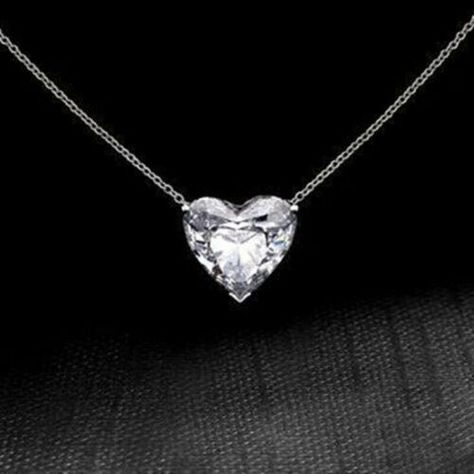 Luxury Single Diamond Heart Pendant Jewelry, Luxury Heart Cut Single Diamond Necklace, Elegant Luxury Heart Necklace For Engagement, Luxury Classic Heart Pendant Solitaire Necklace, Luxury Cubic Zirconia Heart Cut Solitaire Necklace, Cheap Heart Cut Necklaces For Women, Luxury Elegant Open Heart Necklace, Luxury Diamond Solitaire Necklace With Heart Pendant, Luxury Classic Solitaire Heart Necklace