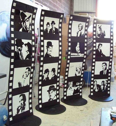 007 Theme, Deco Cinema, Hollywood Birthday, Hollywood Party Theme, Fest Temaer, Movie Themed Party, Hollywood Theme, Super Party, Hollywood Party