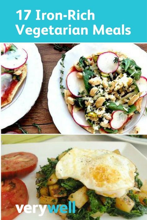 Create an iron-rich vegetarian meal plan by choosing these iron-rich recipes. We've got you covered for breakfast, lunch, dinner, and even dessert. Paleo Cleanse, Iron Meals, Pescatarian Meals, Rich Recipes, Foods With Iron, Rich Food, Vegetarian Meal Plan, Foods High In Iron, Vegetarian Diet Plan