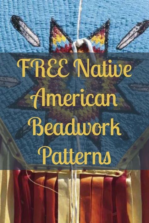 Free Printable Native American Beading Patterns - Free Printable #BeadingPatterns #BeadPattern #BeadPatternsFree #BeadPatternIdeas Indian Beadwork, Native American Beadwork Patterns, Native Beading Patterns, Native American Patterns, Beadwork Tutorial, Beadwork Designs, Native American Beaded Earrings, Native American Design, Beading Patterns Free