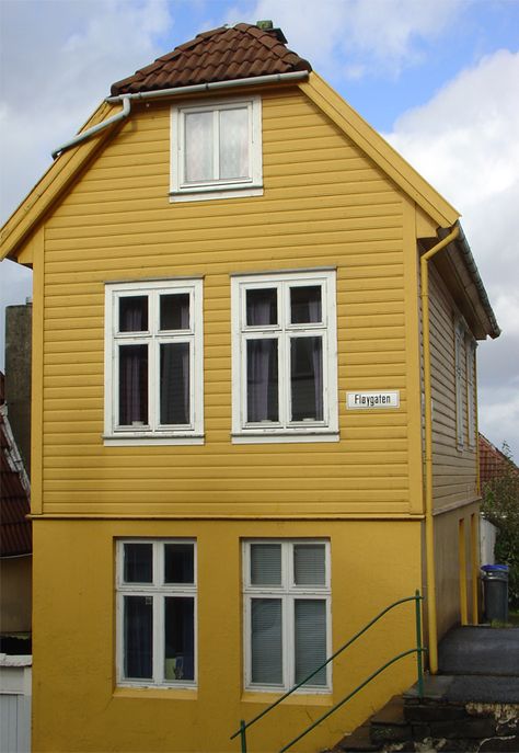 Queen Bee Cottage Mustard House Exterior, Yellow Houses Exterior, Mustard Yellow House Exterior, Houses With Black Windows, Yellow House Exterior, Architecture Room, Bee Cottage, Houses Exterior, Royal Park