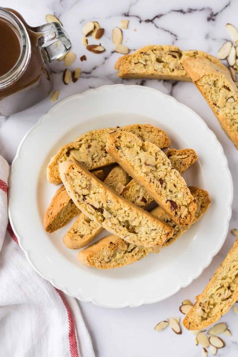 Delicious Almond Biscotti Recipe - Olive & Artichoke Biscotti Recipe Italian, Biscotti Recipe Easy, Almond Biscotti Recipe Easy, Almond Biscotti Recipe Italian, Hot Cocoa Party, Almond Biscotti Recipe, Cannoli Filling, Cocoa Party, Recipe Italian