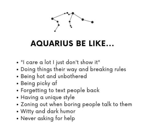 Bad Traits, Zodiac Signs In Order, Aquarius Energy, Astrology Magic, Aquarius Aesthetic, Aquarius And Sagittarius, Rising Moon, Bad Quotes, Aquarius Truths