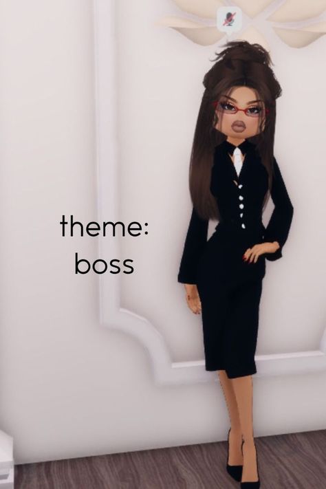 Dti Roblox Boss Theme, Dti Boss Theme Outfits, Business Woman Dress To Impress, Bussines Person Dress To Impress, Dti Theme Boss, Boss Outfit Dress To Impress, Boss Dti Outfit, Dress To Impress Boss Theme, Bossy Dti Outfit