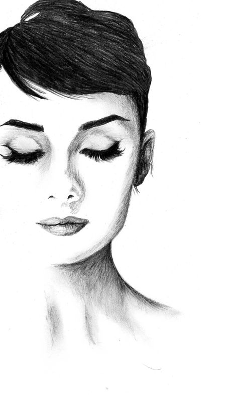 Audrey Hepburn Audrey Hepburn Tattoo, Audrey Hepburn Drawing, Hepburn Audrey, Sketch Instagram, Audrey Hepburn Art, Audrey Hepburn Photos, Audrey Hepburn Quotes, Megan Hess, 얼굴 드로잉