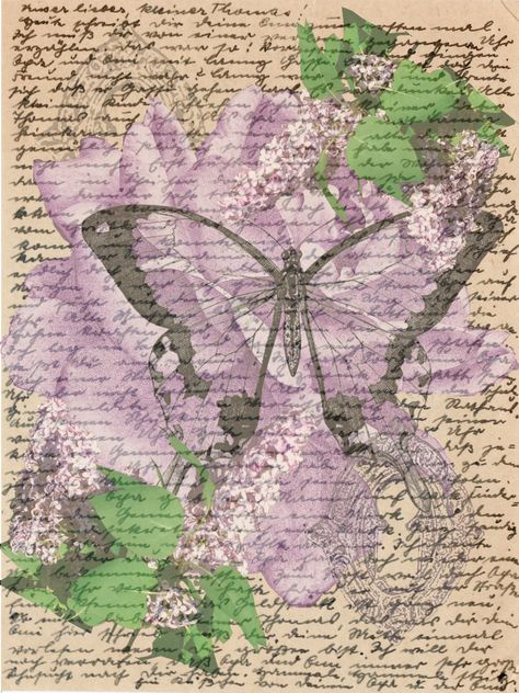 Butterfly, lilacs, purple rose, handwriting Free Printable Purple Scrapbook Paper, Cottagecore Scrapbook, Purple Scrapbook Paper, Purple Scrapbook, Background Paper Free, Fairy Journal, Scrapbooking Printables, Boho Crafts, Pretty In Purple