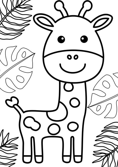 Free Printable Animal Coloring Pages Toddler Drawing Activities, Color Sheets For Kids, Coloring Printables For Kids, Colouring Sheets For Kids, Toddler Coloring Pages, Kids Activity Pages, Kids Colouring Pages, Animals Coloring Pages For Kids, Drawing For Children