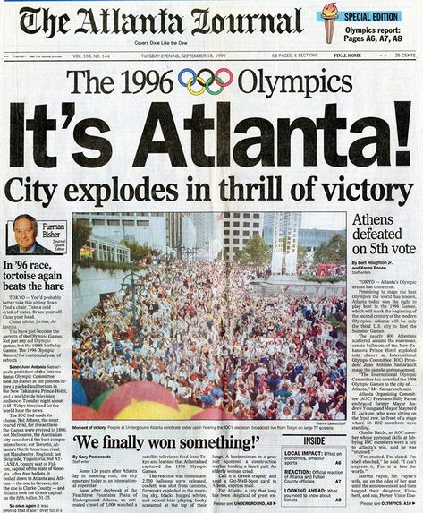 Atlanta 2000s, Atlanta Graphic Design, Atlanta Show Poster, Atlanta 1996 Olympics, Atlanta Olympics, Capital Building, Vintage Atlanta, 1996 Olympics, Georgia History