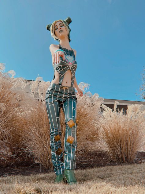 Jolene Cosplay, Jolyne Cujoh Cosplay, Jolyne Jjba, Jolyne Kujo Cosplay, Jolyne Cosplay, Anime Photoshoot, Jojo Cosplay, Jolyne Kujo, Jolyne Cujoh