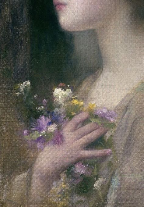 Jove, ~1901, Joan Brull i Vinyoles, location unknown. Detail. Joan Brull I Vinyoles, Joan Core, Joan Brull, Pale Man, Flower Emoji, Location Unknown, Spiritual Photos, Glass Painting Designs, Ivy House