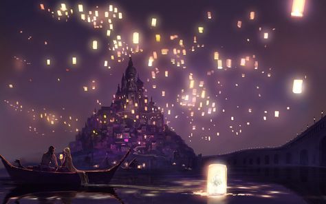 I so hope there is a way to actually do this. Tangled Lantern Wallpaper, Tangled Floating Lanterns, Tangled Lanterns Scene, Rapunzel Wallpaper, Disney Desktop Wallpaper, Lantern Wallpaper, Tangled Lanterns, 컴퓨터 배경화면, Tangled Wallpaper