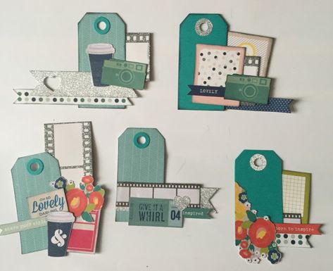 TAG EMBELLISHMENTS Ide Scrapbook, Embellishment Clusters, Crafts By Month, Handmade Embellishments, Scrapbook Embellishments Diy, Diy Embellishments, Embellishment Ideas, Scrapbook Borders, Card Candy