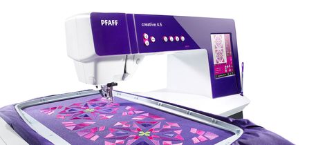 Pfaff - creative™ 4.5 Pfaff Creative Icon, Pfaff Embroidery, Embroidery Business, Sewing Supplies Storage, Embroidery Supplies, Creative Icon, Embroidery Machines, Grow Your Business, Sewing Supplies