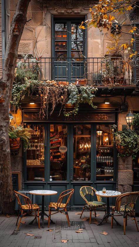 Pretty Things Aesthetic, Urban Section, Cosy Coffee Shop, Quirky Cafe, Outside Cafe, Italian Coffee Shop, Cafe Inspiration, Cafe Exterior, European Cafe