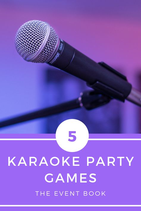 Karaoke Theme Bachelorette, 80s Karaoke Party, Karaoke Games For Adults, Sweet 16 Karaoke Party, Karaoke Games Ideas, Karaoke Party For Kids, Karaoke Games, Karaoke Ideas, Karaoke Night Ideas