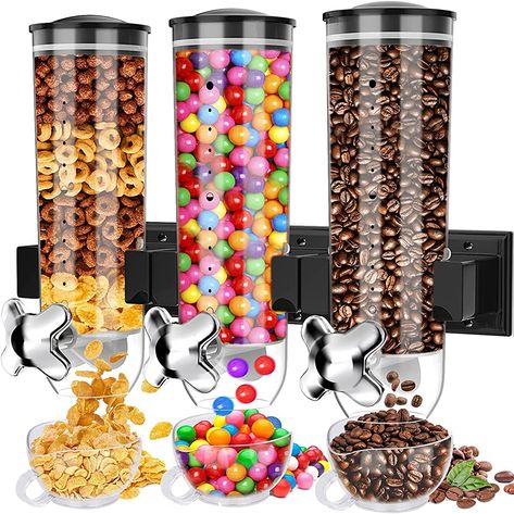 Candy Dispenser Wall, Grain Dispenser, Snack Dispenser, Food Dispensers, Cereal Containers, Cereal Dispenser, Nut Snacks, Food Dispenser, Candy Dispenser