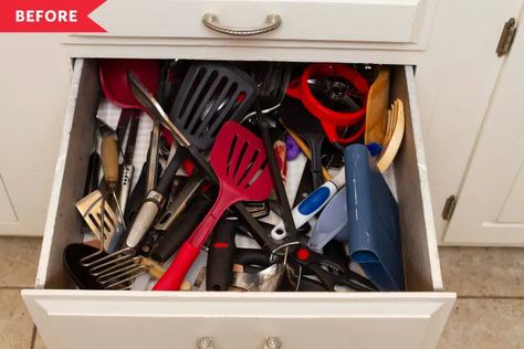 Organize Utensil Drawer, Kitchen Utensil Drawer, Utensil Drawer Organization, Cheap Organization, Kitchen Utensil Organization, Kitchen Drawing, Utensil Drawer, Bamboo Box, Utensil Organization