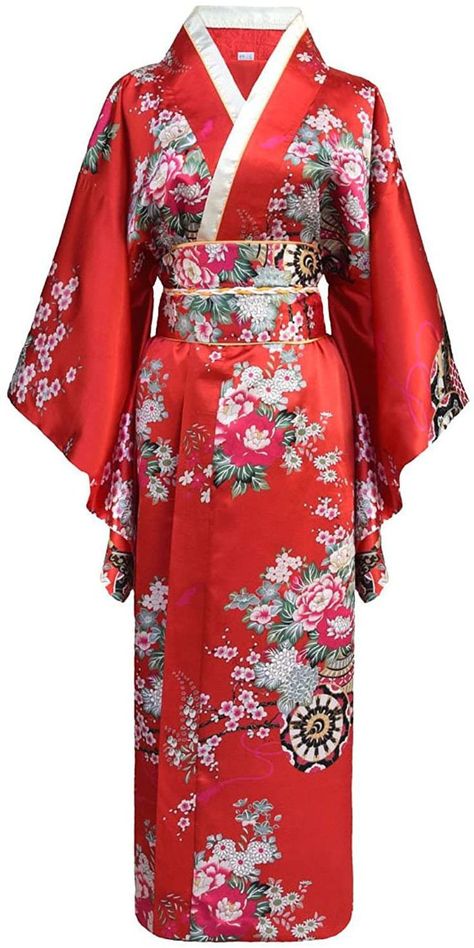 Full Sleeve Gowns, Japanese Traditional Clothing, Kimono Japan, Traditional Japanese Kimono, Island Outfit, Chinese Style Dress, Traditional Kimono, Japanese Outfits, Gowns With Sleeves