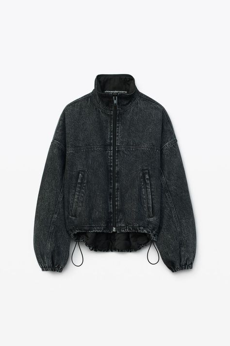 Women's Denim X Alexander Wang | alexanderwang Designer Denim Jacket, Simple Closet, Designer Denim, Minimal Outfit, Clothing Details, Causual Outfits, Fall Wallpaper, Shorts Jeans, Denim Design