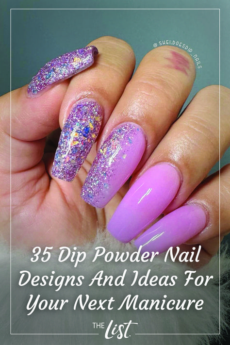 Dip powder nails seem to fuse the best aspects of other manicure options, combining the acrylic's endurance with the gel nail's lightweight quality. #dippowder #nails #nailideas Dip Nail, Dip Powder Nails, Dipped Nails, Acrylic Powder, Dip Powder, Powder Nails, The List, Dip, Gel Nails