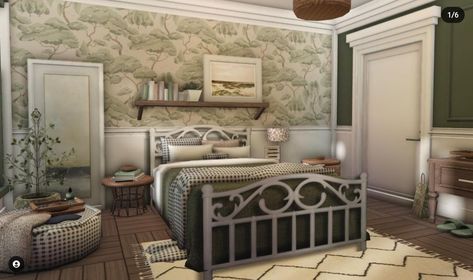 Bloxburg House Ideas Vintage Outside, Bloxburg House Layouts Vintage, Bloxburg Bedroom Ideas Victorian, Cottage Layout Floor Plans Bloxburg, One Story Victorian House Bloxburg, Vintage Home Bloxburg, Vintage Bedroom Ideas Bloxburg, Cozy Bedroom Bloxburg, Autumn House Exterior Bloxburg