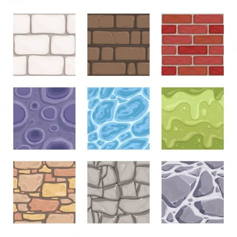 Elements Of Design Texture, Texture Sketch, Nature Games, Stone Game, Water Texture, Craters Of The Moon, Game Textures, Vector Nature, Moon Water